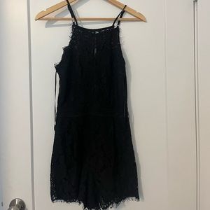 Francesca’s collection black lace jumpsuit